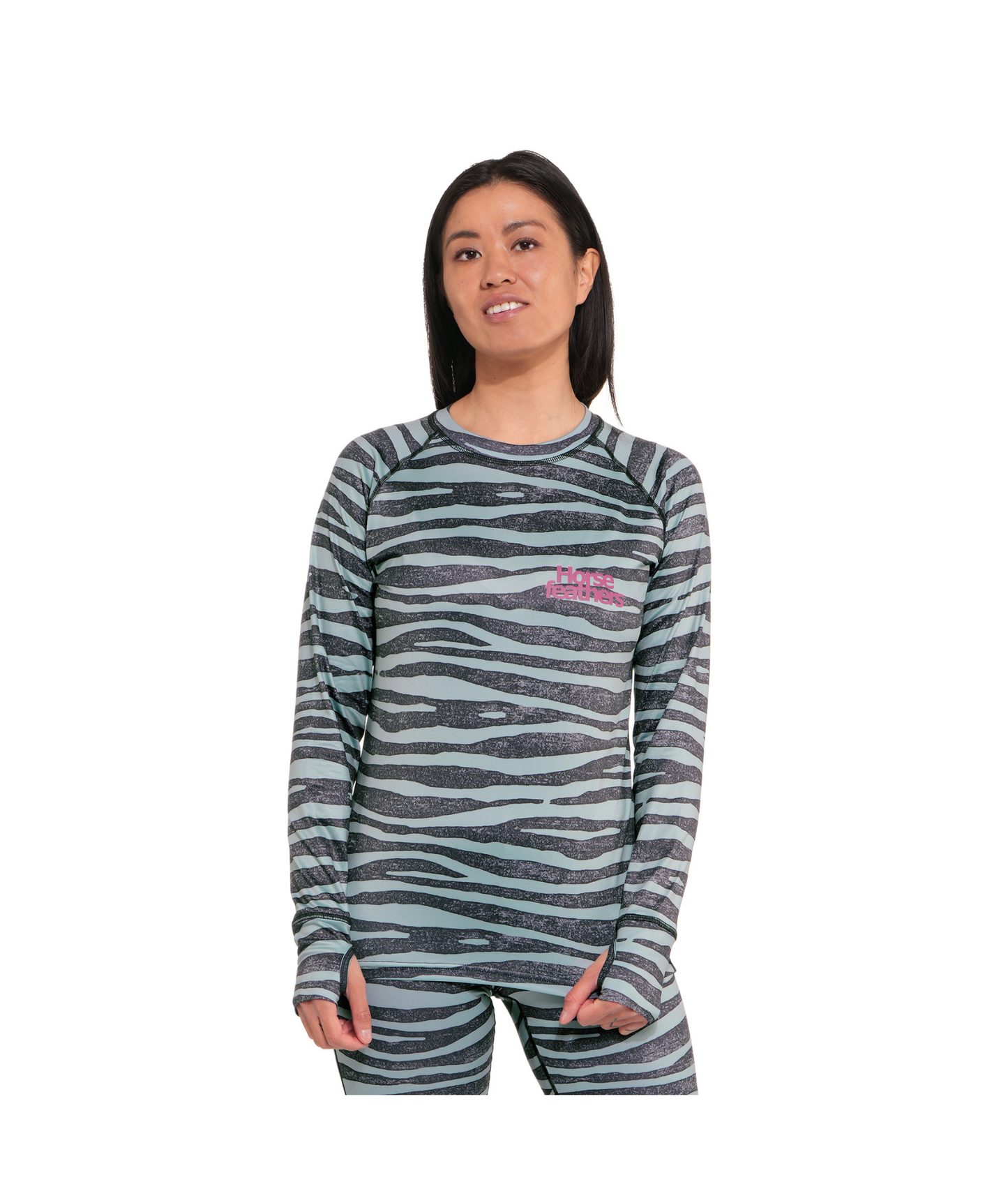 Horsefeathers Mirra Tech Top - Zebra