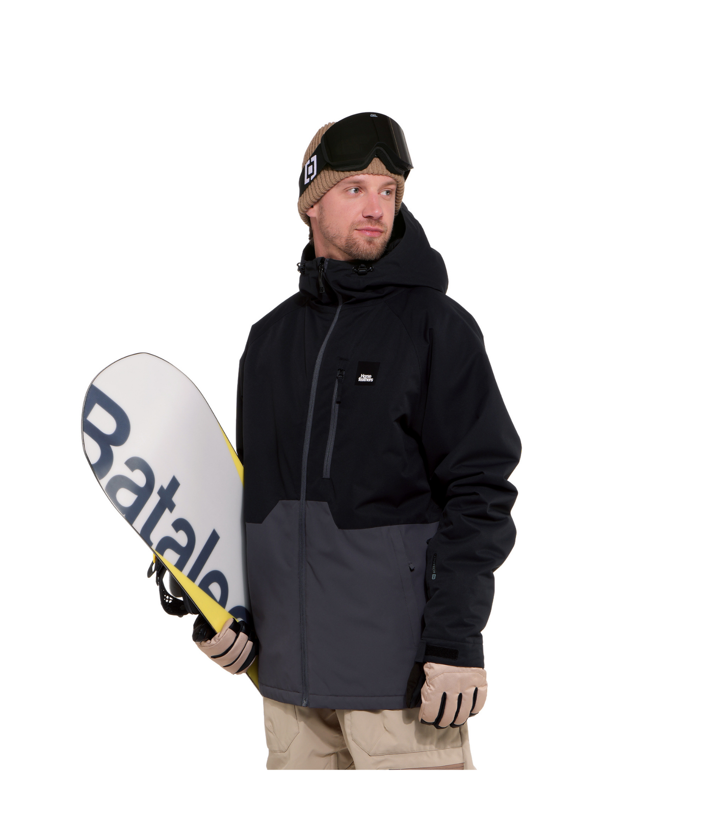 Horsefeathers Crown Jacket - Black/Iron