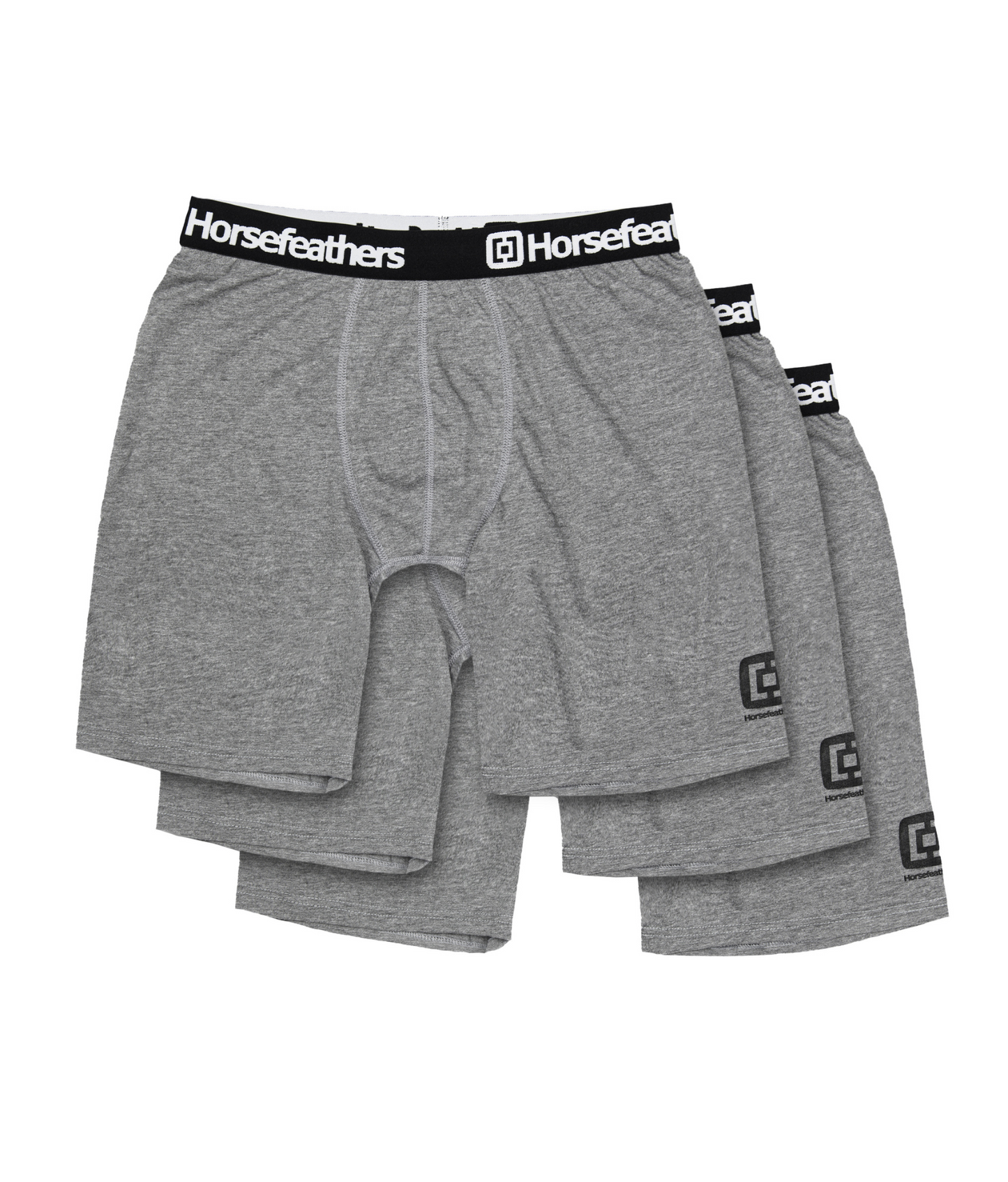 Horsefeathers Dynasty 3Pack Boxer Shorts - Heather Gray