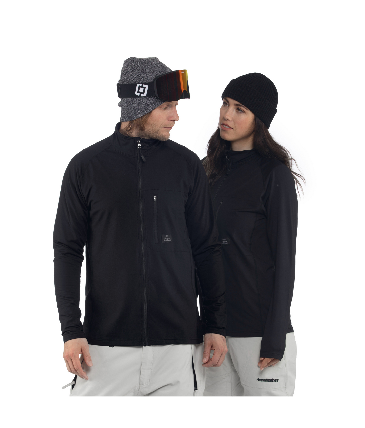 Horsefeathers Samuel Full Zip Sweatshirt - Black