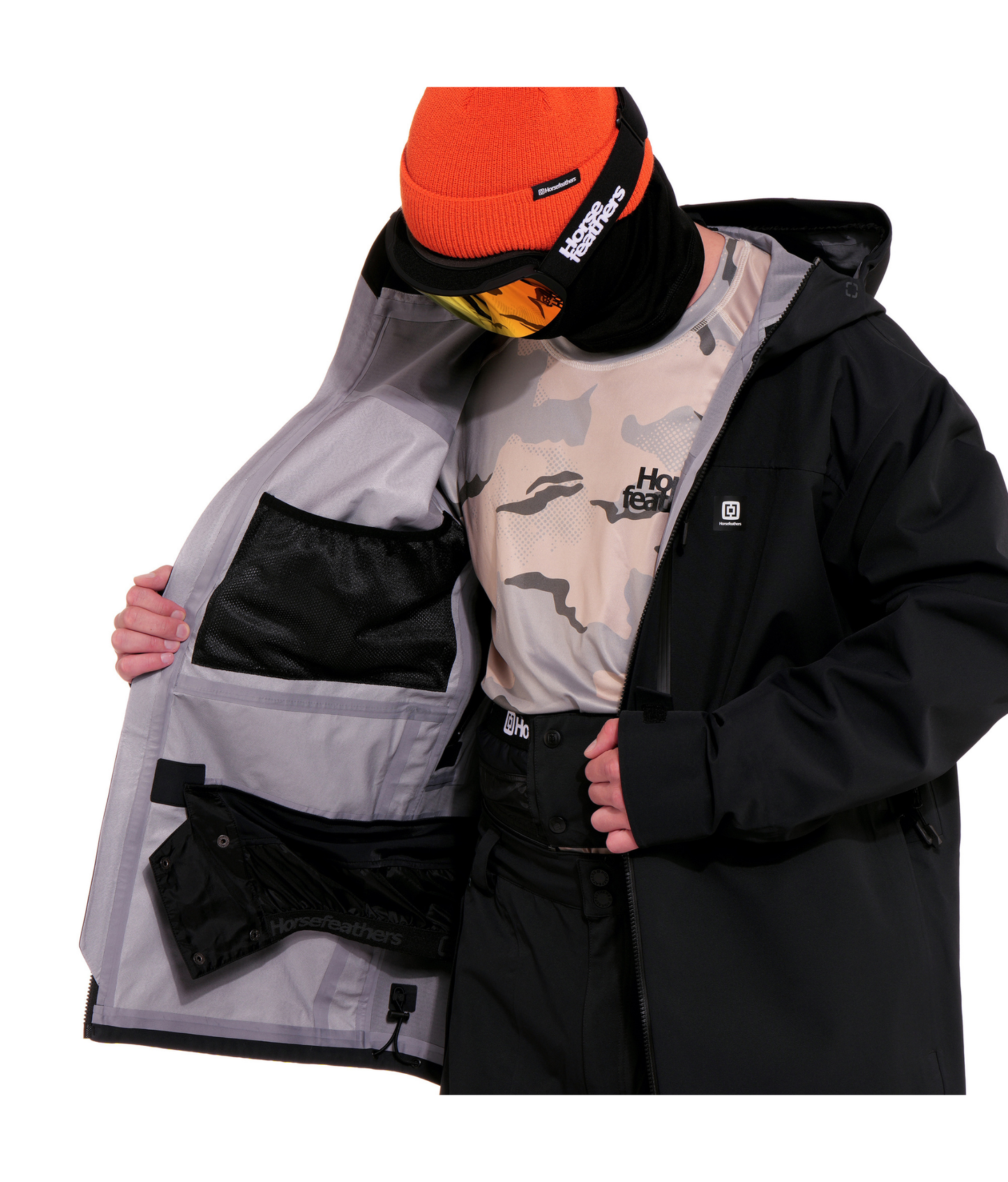 Horsefeathers Terra 3-Layer Jacket - Black