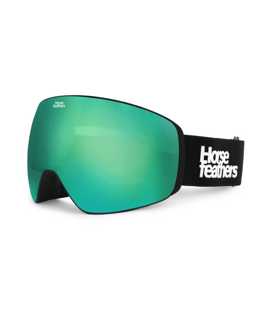 Horsefeathers Scout Goggles - Black/Mirror Green