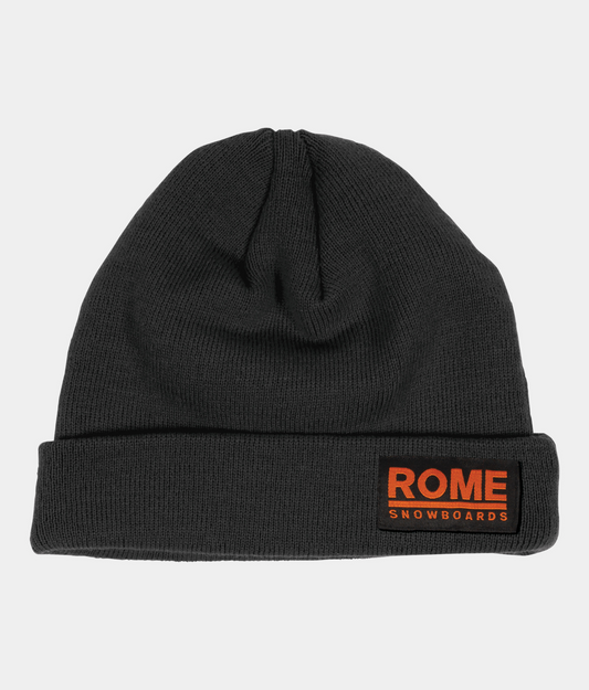 Rome Logo Beanie - Black