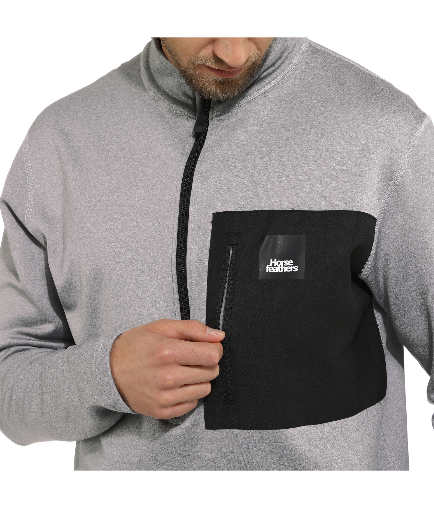 Horsefeathers Miner Sweatshirt - Ash