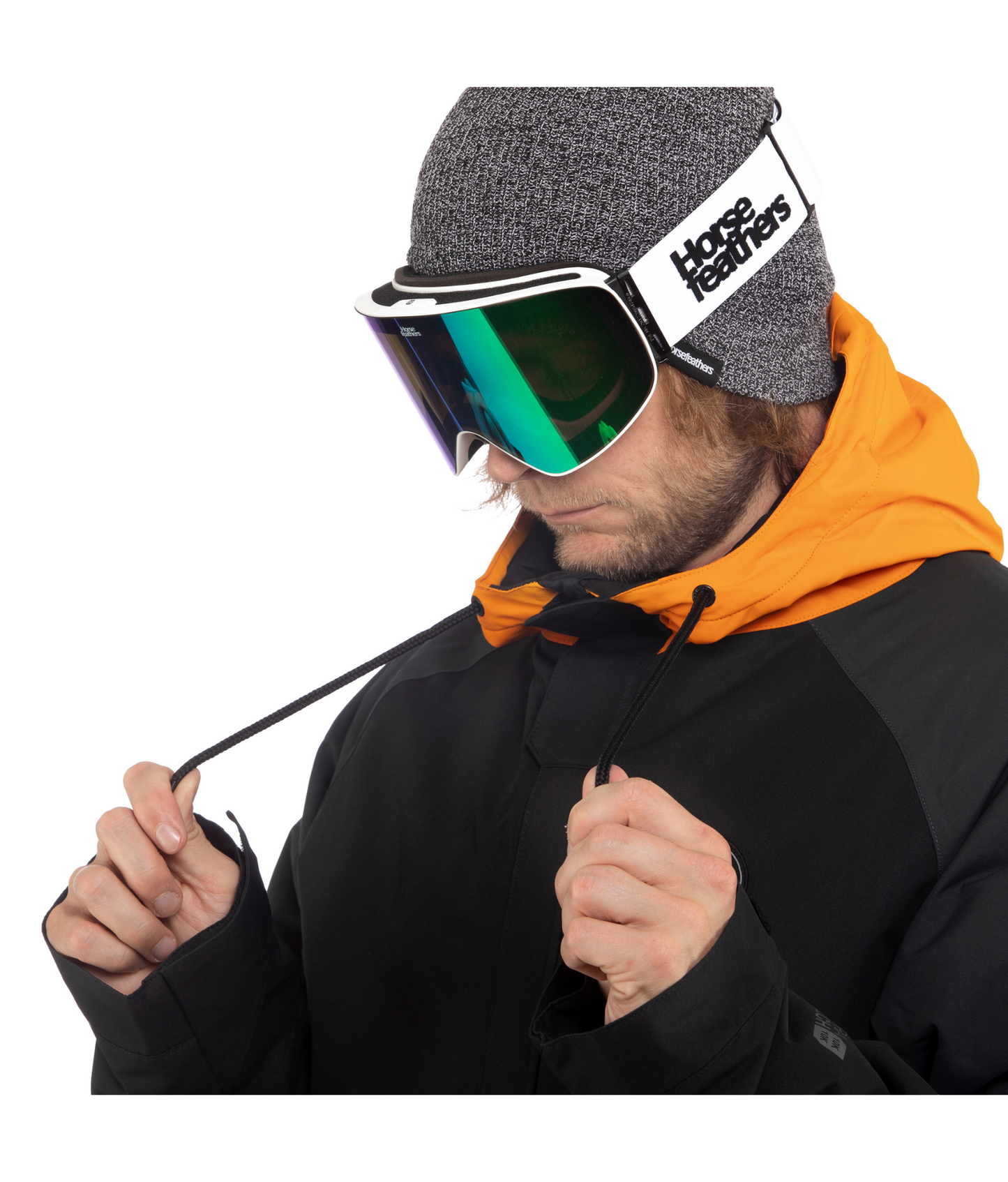 Horsefeathers Blake Jacket - Black/Blue Mirage