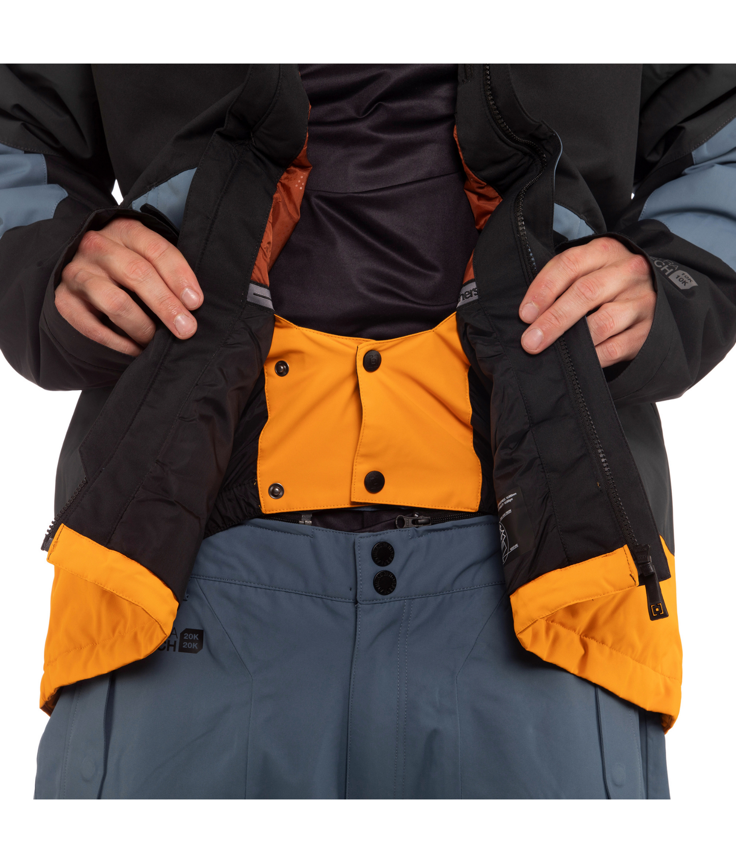 Horsefeathers Blake Jacket - Black/Blue Mirage