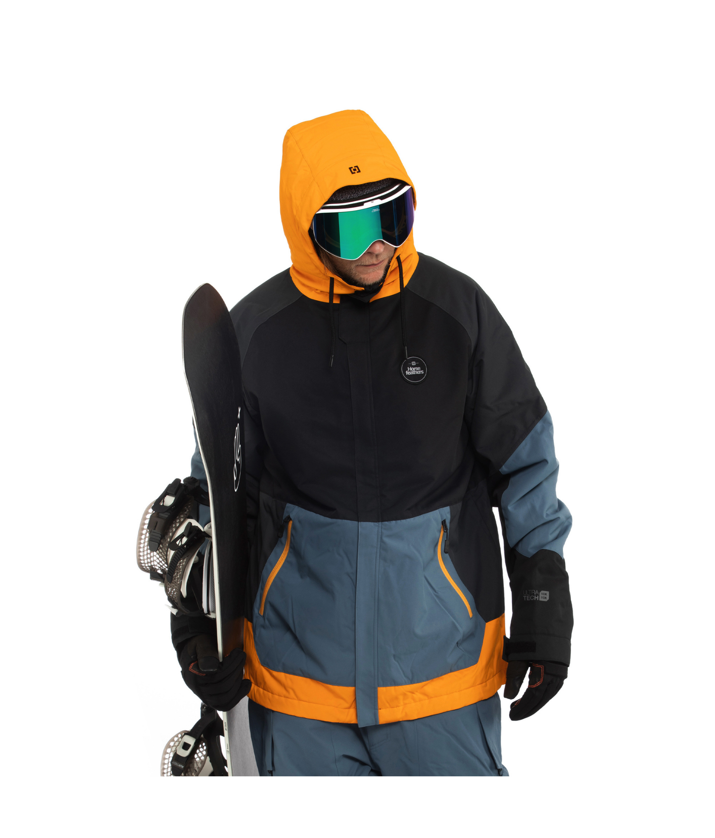 Horsefeathers Blake Jacket - Black/Blue Mirage