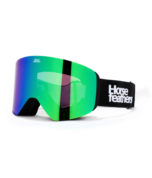 Horsefeathers Colt Goggles - Black/Mirror Green