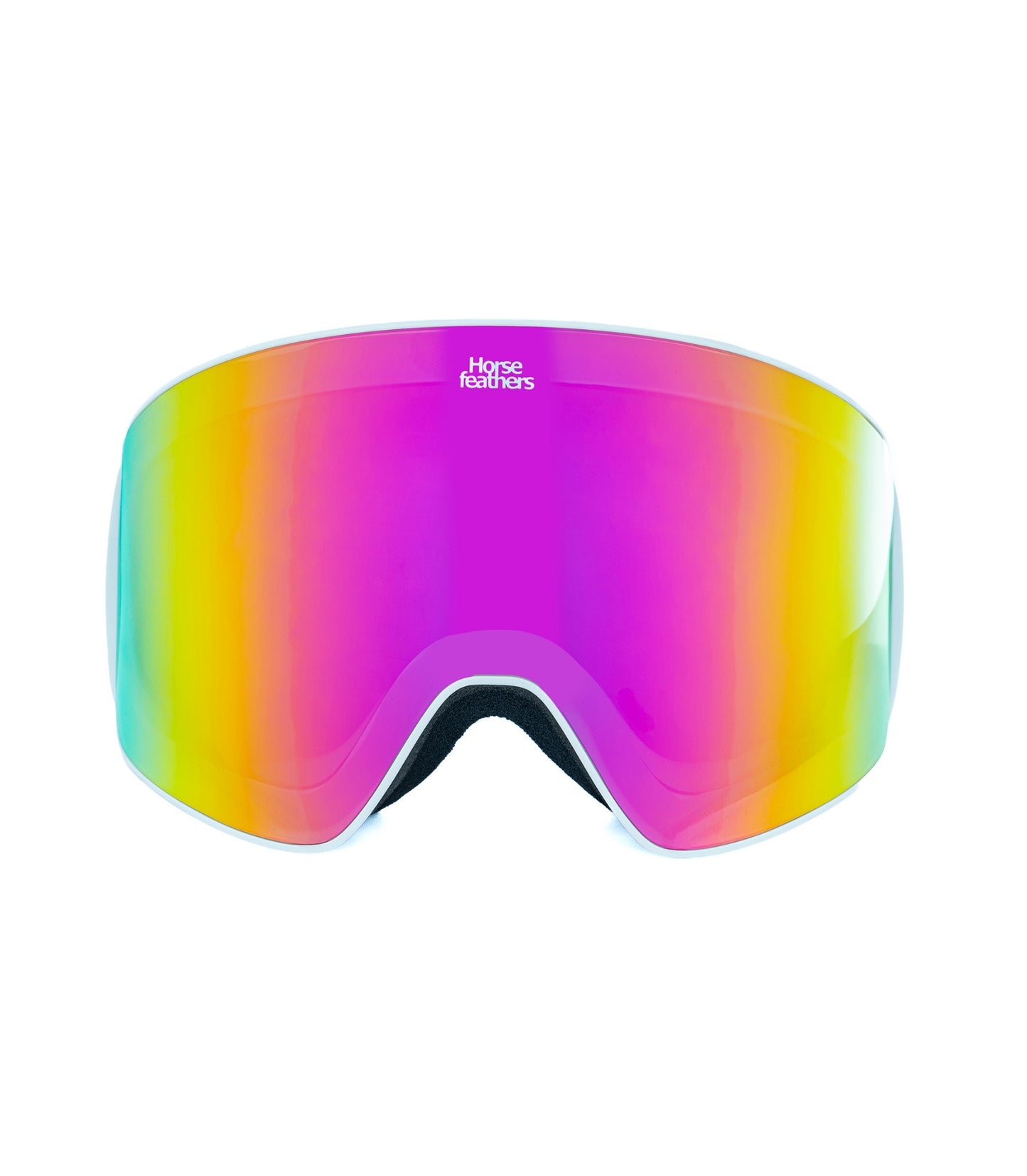 Horsefeathers - Lynx Goggles White Mirror Pink