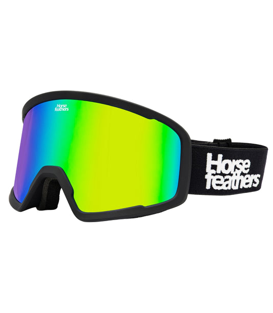 Horsefeathers - Huck Goggles Black Mirror Green