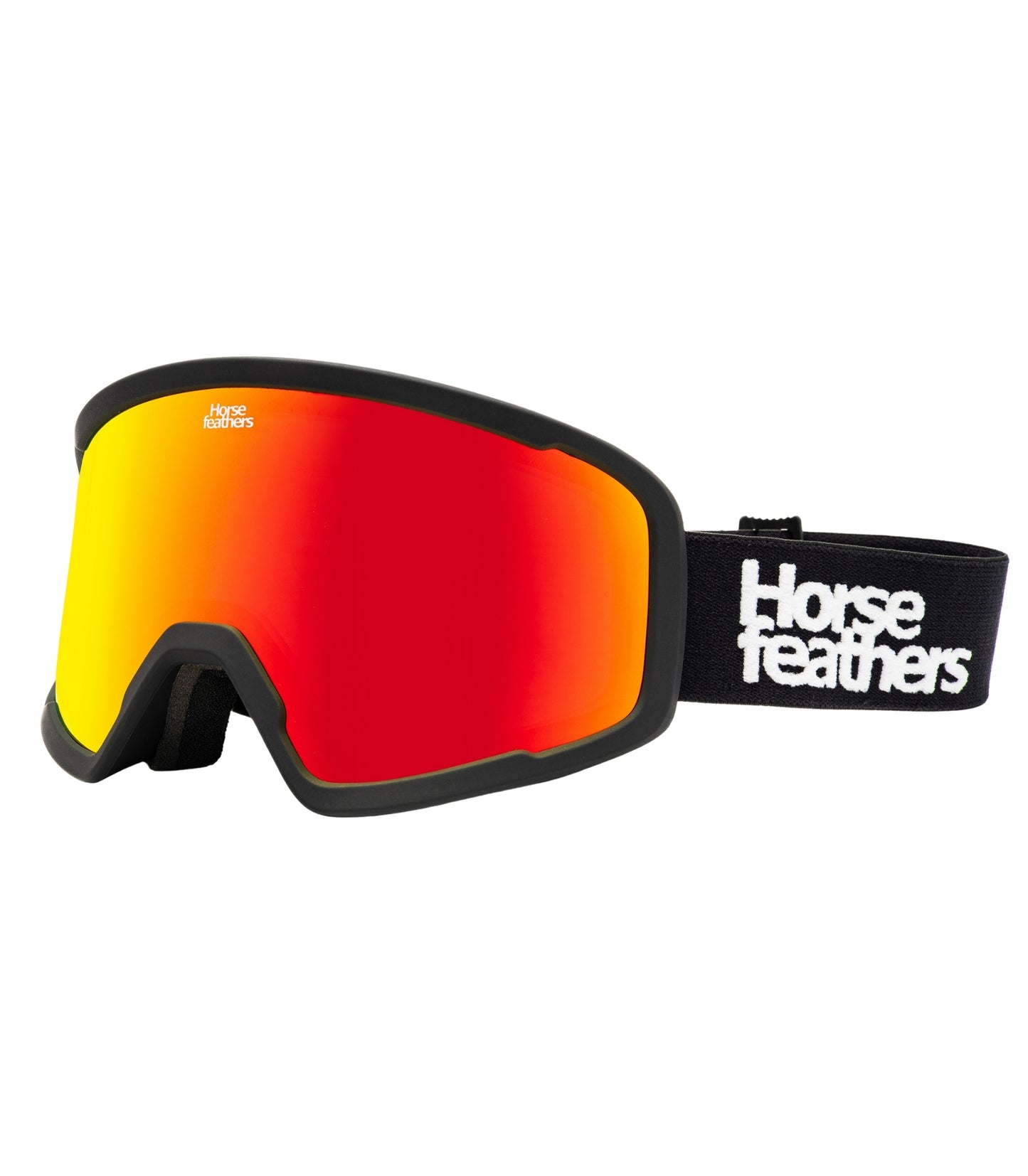 Horsefeathers - Huck Goggles Black Mirror Red