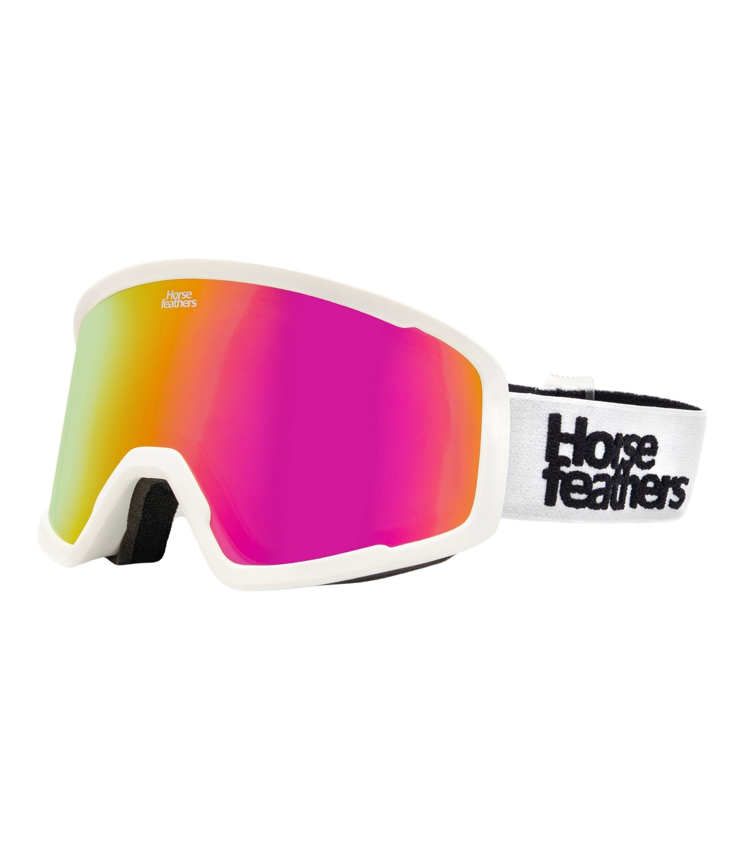 Horsefeathers - Huck Goggles White Mirror Pink