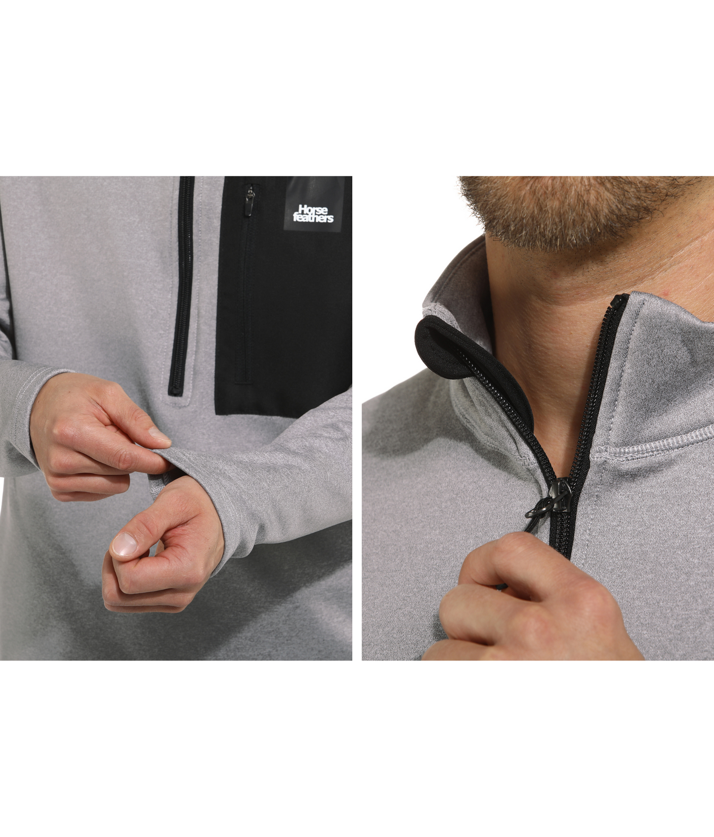 Horsefeathers Miner Sweatshirt - Ash