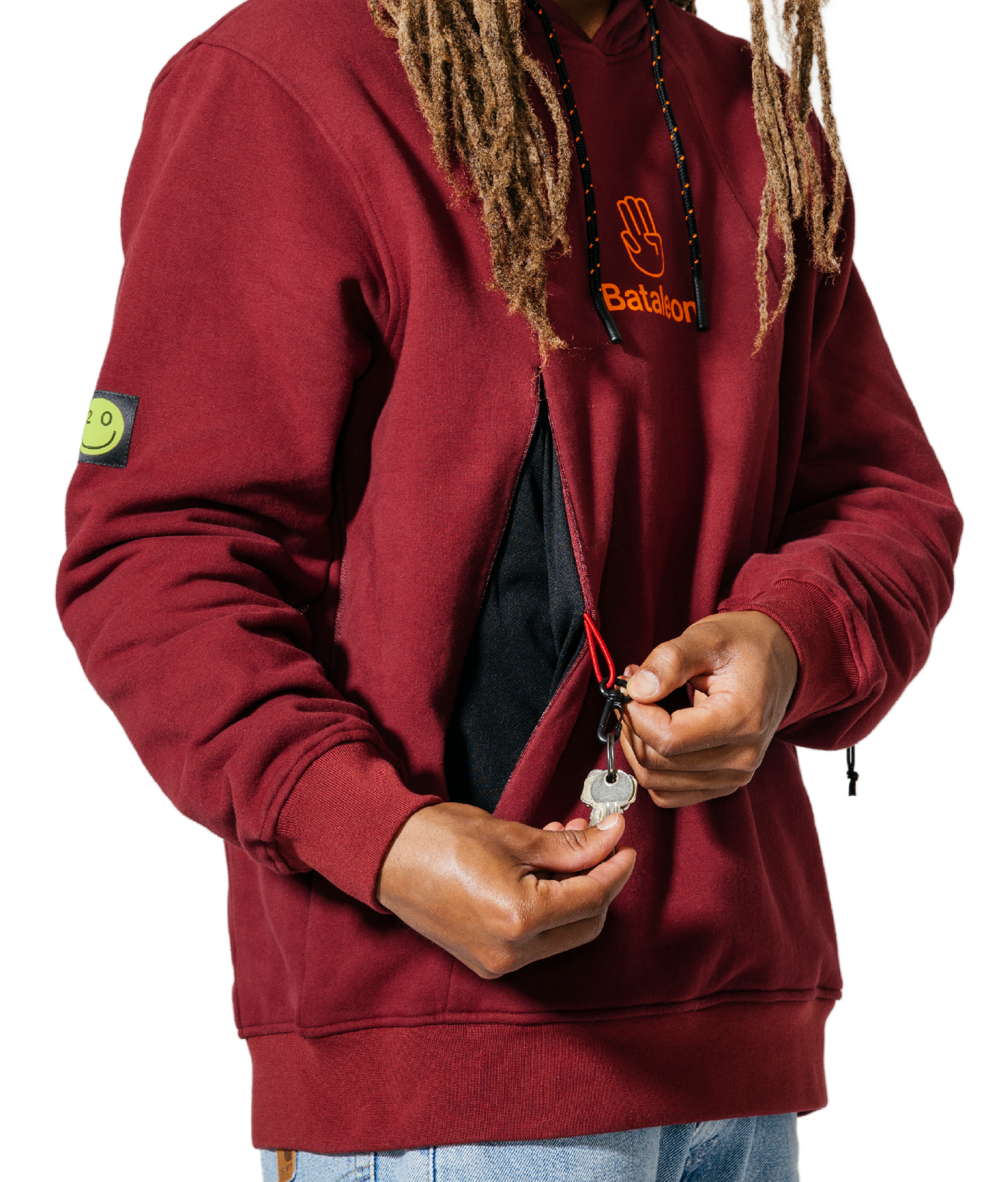 Bataleon Snowproof Delta Hoodie - Ruby Wine