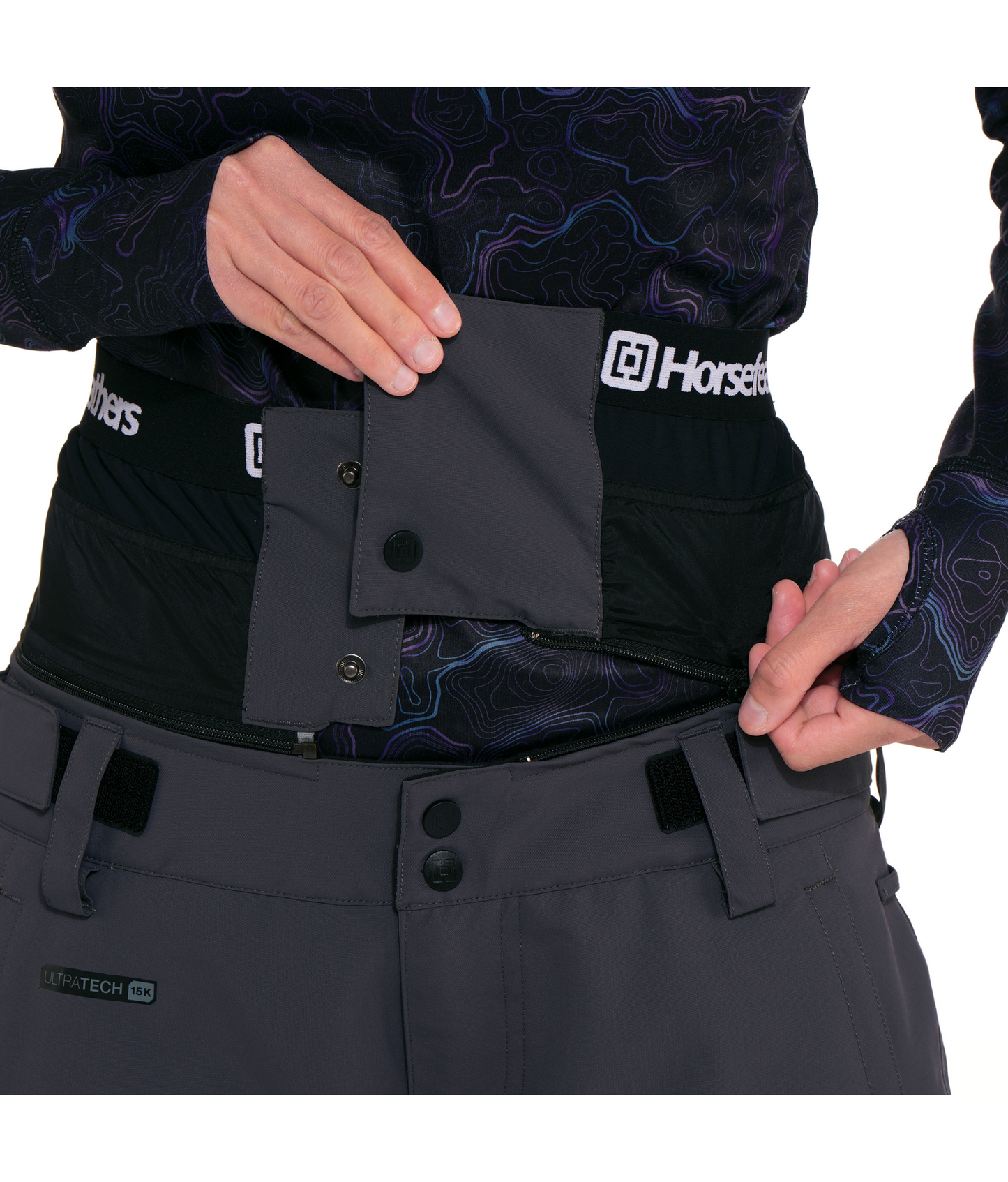 Horsefeathers Lotte II Shell Pants - Iron