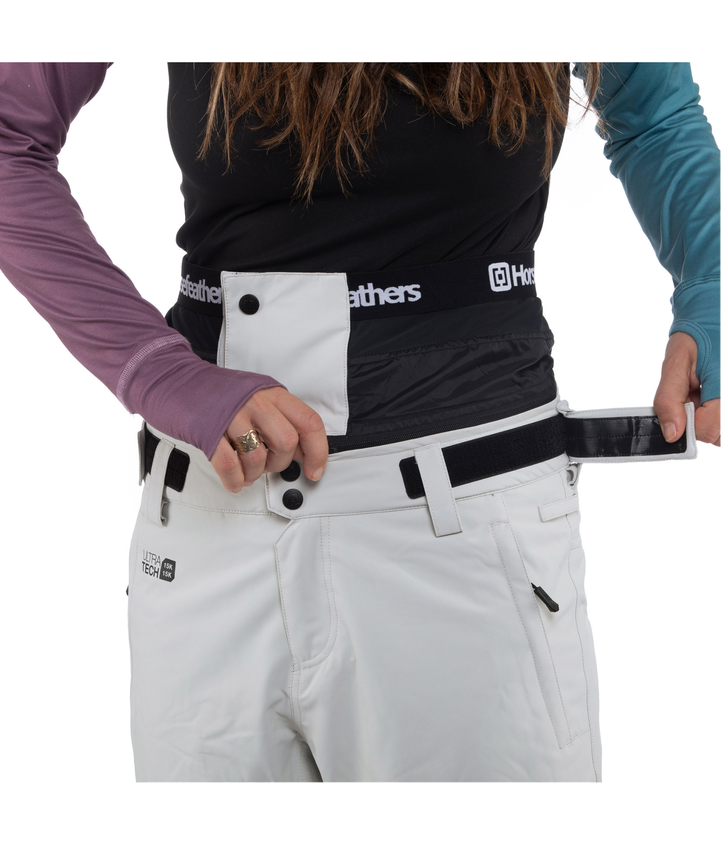 Horsefeathers Lotte II Shell Pants - Silver Birch