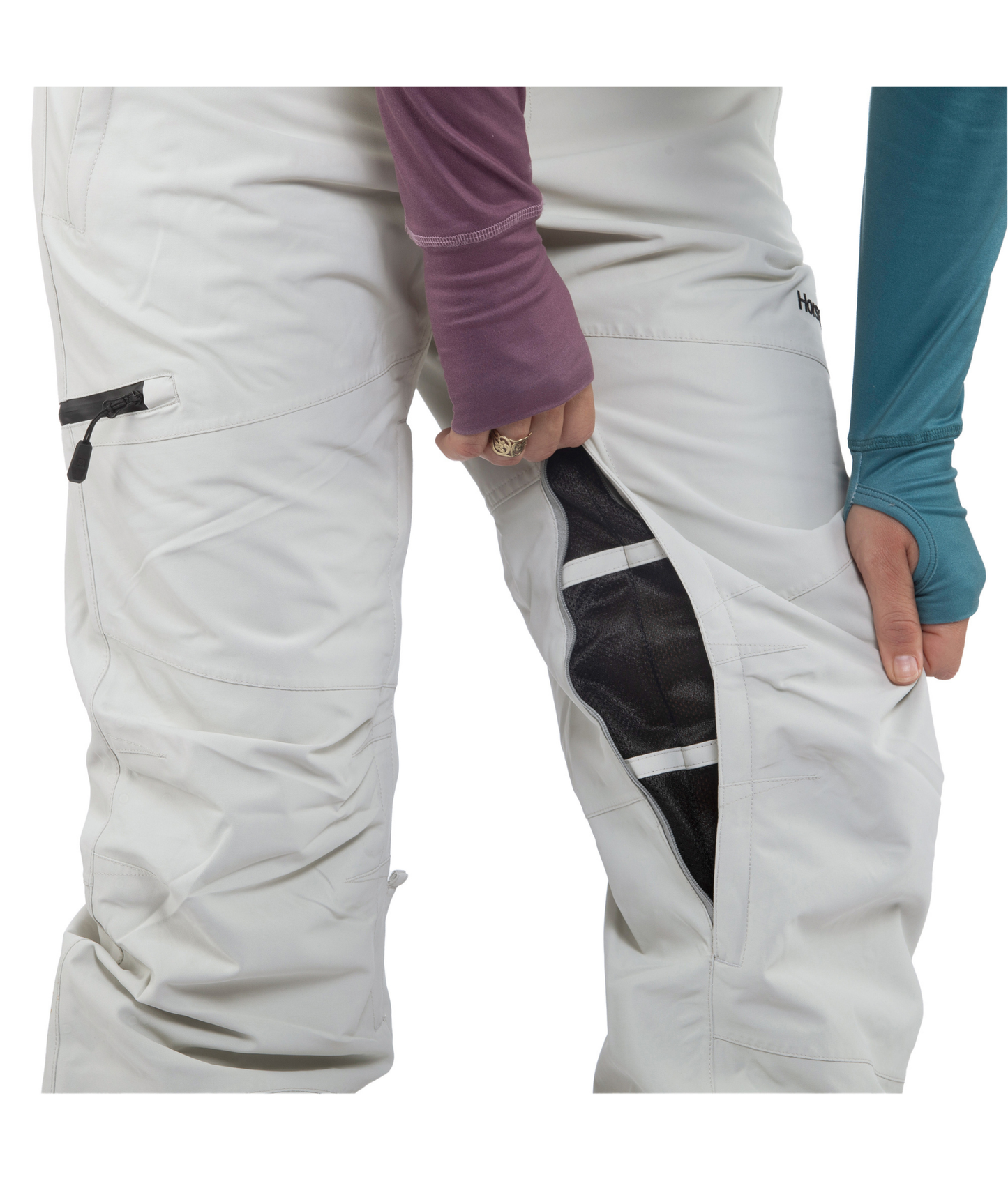 Horsefeathers Lotte II Shell Pants - Silver Birch