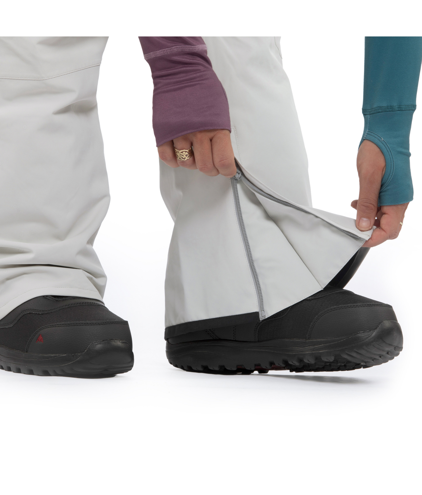 Horsefeathers Lotte II Shell Pants - Silver Birch