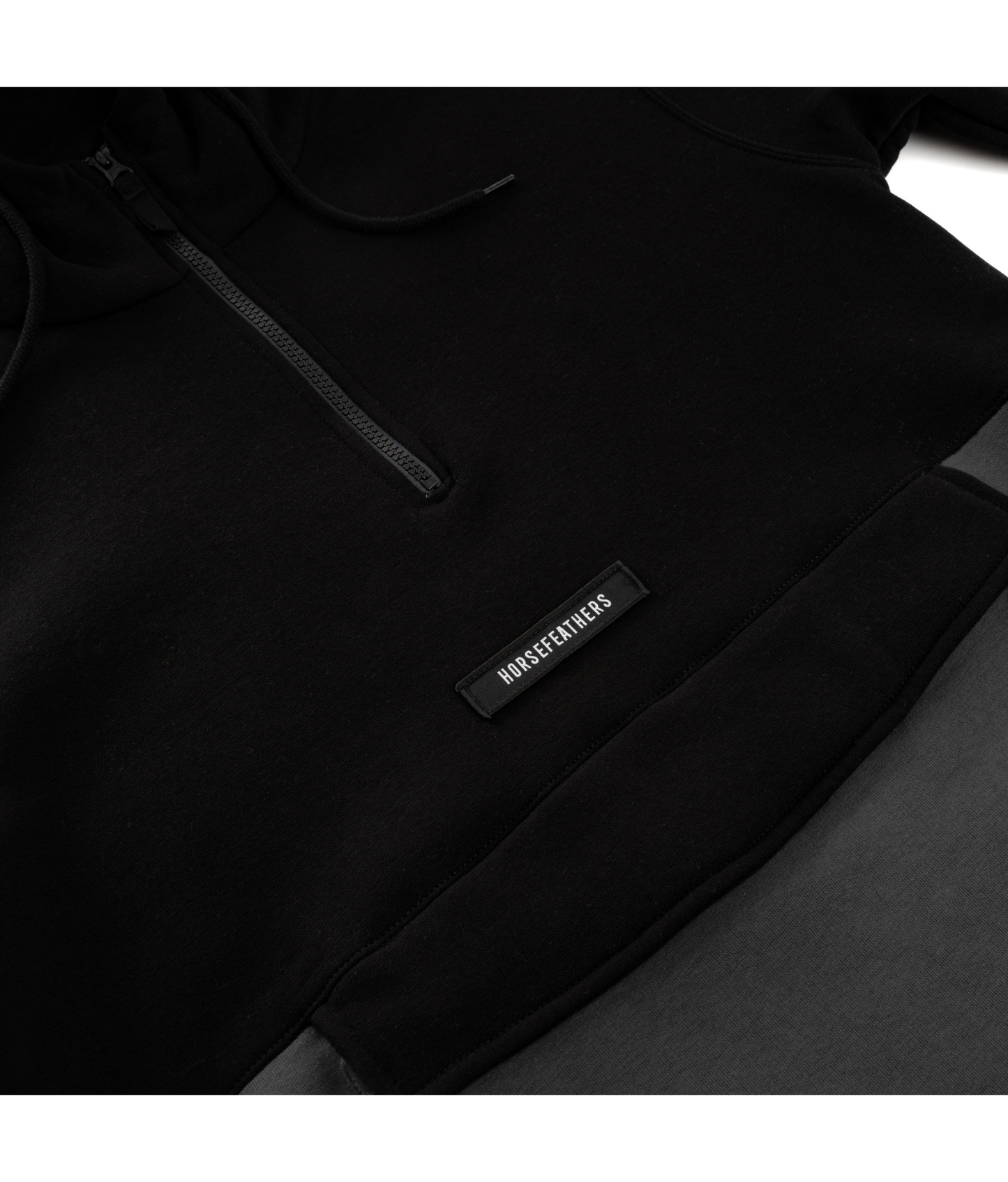 Horsefeathers Milo Sweatshirt - Black Gray