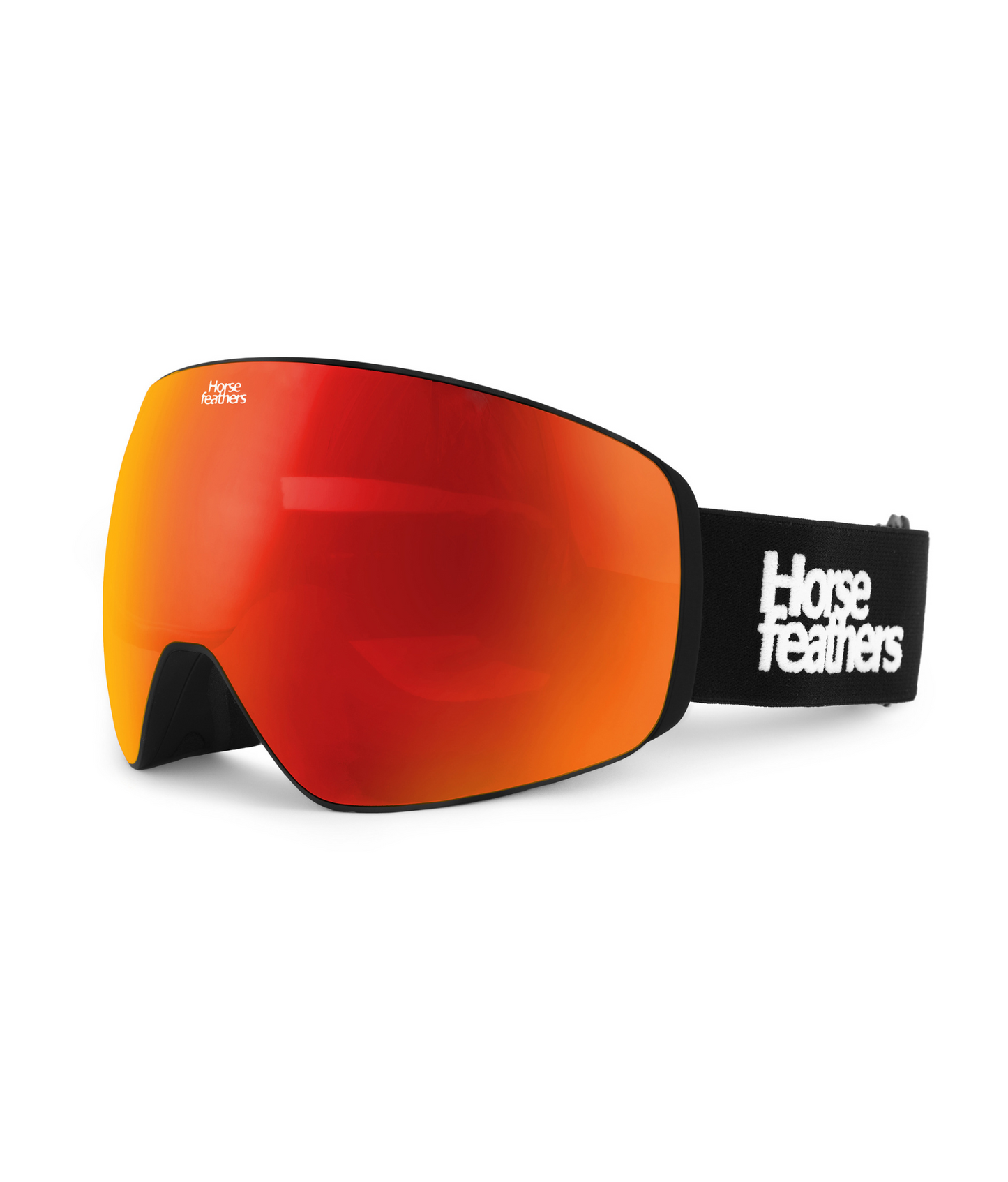 Horsefeathers Scout Goggles - Black/Mirror Red
