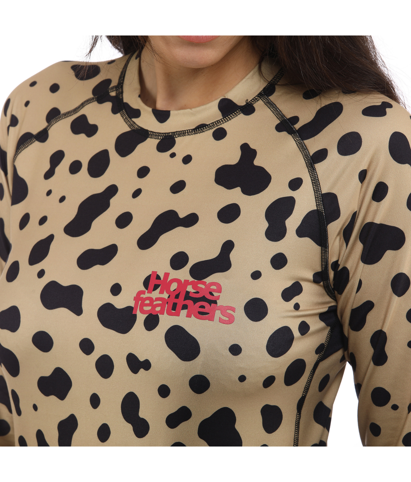 Horsefeathers Mirra Tech Top - Dalmatian