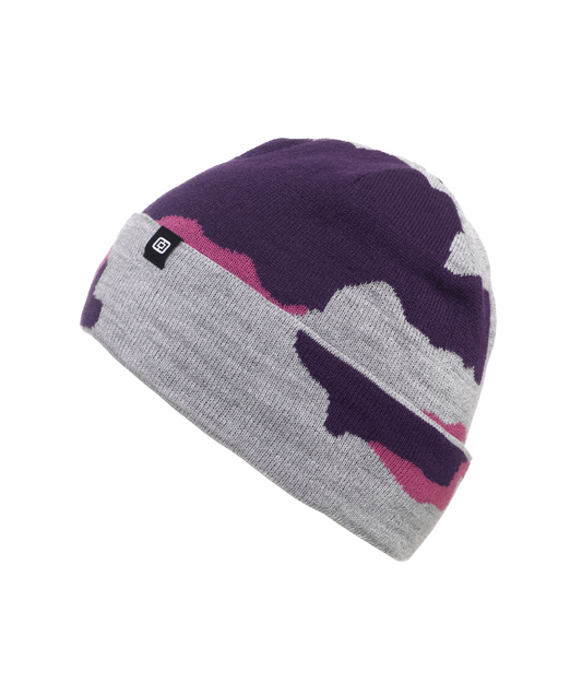 Horsefeathers Anika Beanie - Grape Camo